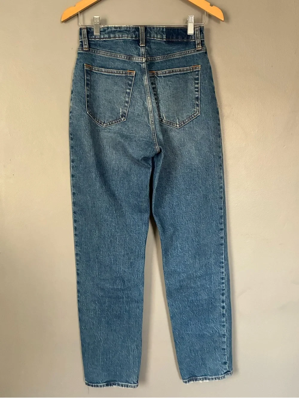 Abercrombie & Fitch The Dad High Rise Jeans Medium Wash Size 26/2 new curve love